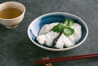 たらのとろろ蒸し